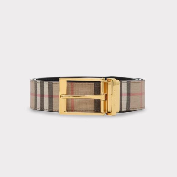 Burberry Louis Check Belt 95 38 - Picture 1 of 5